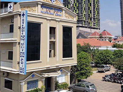 柬埔寨金边太子现代广场加固工程