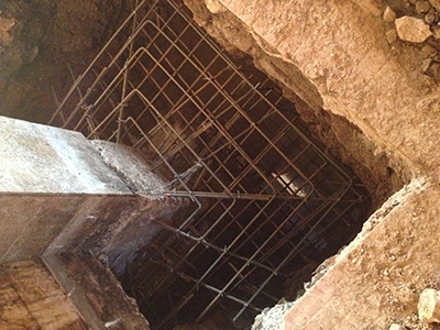 混凝土构件加大截面施工