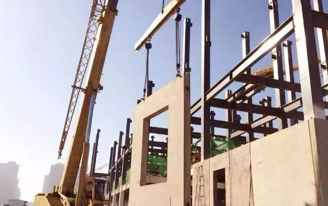 装配式钢结构墙板吊装